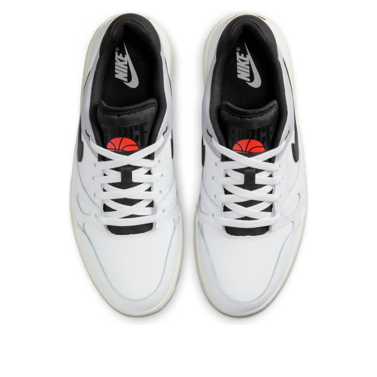 Men's Full Force Low Sneakers In White/mystic Red/black/sail