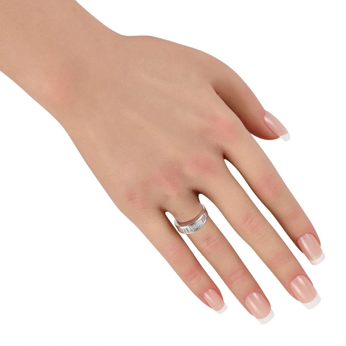 LB Exclusive 18K White Gold 1.10ct Diamond Ring MF01-082126