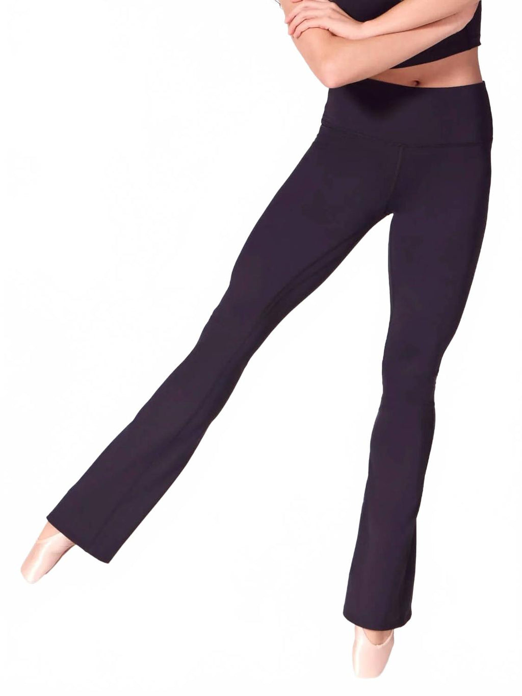 High Waisted Lulu Flare Legging In Black