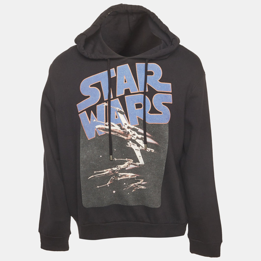 Etro X Star Wars Black Printed Cotton Hoodie
