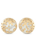 Bvlgari 18K Yellow Gold Mother of Pearl Earrings BV04-072826