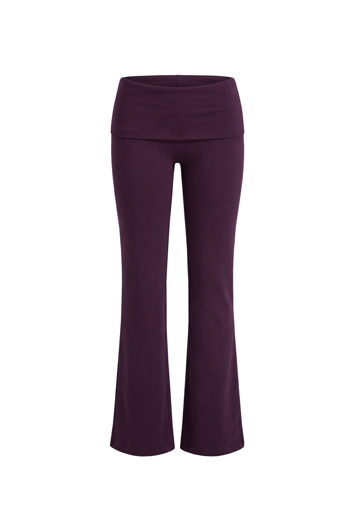 StretchTerry Foldover Bootcut Pants