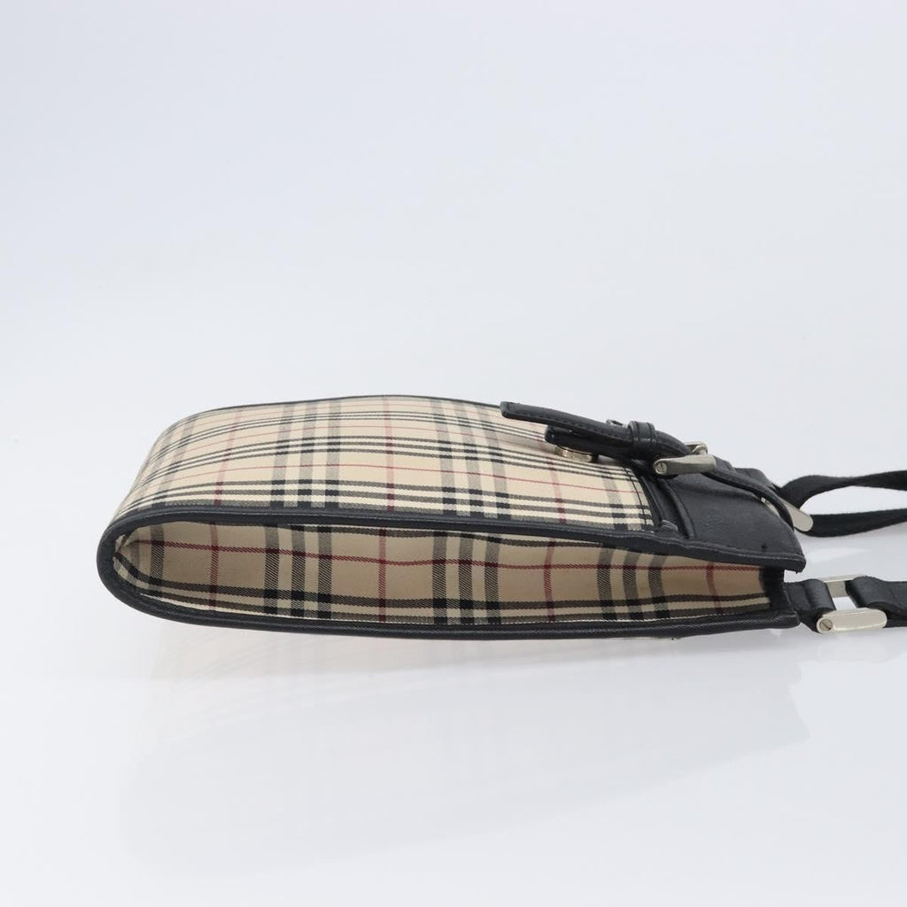 Burberry Nova Check Shoulder Bag Canvas Canvas Shoulder Bag Bag (Pre-Owned)