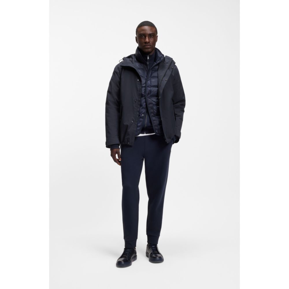 Waterproof and windproof hooded casual jacket