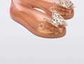 Kid's Mini Sweet Love Fly Flat Shoes In Orange