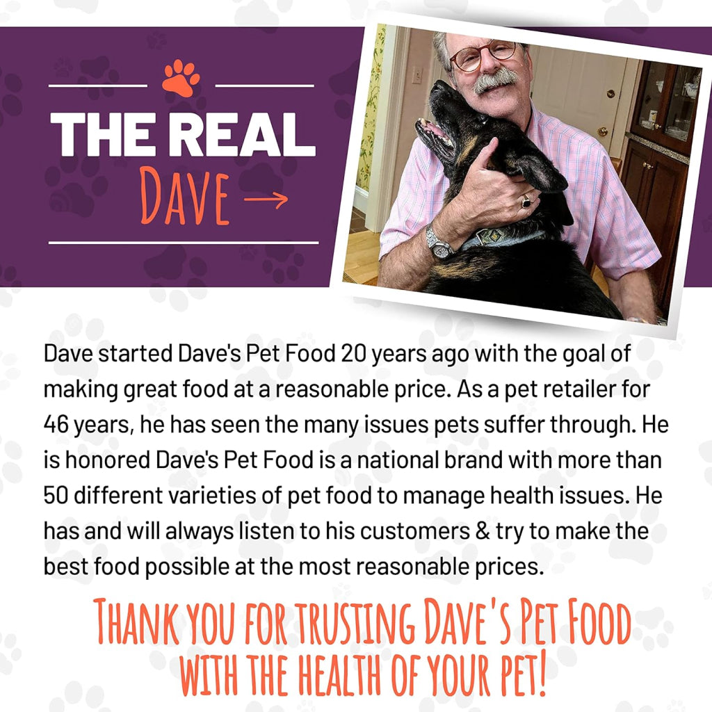 Dave's Pet Food Restricted Diet Phosphorus & Protein Kidney Support Tuna Pate in Gravy Wet Food for Dogs