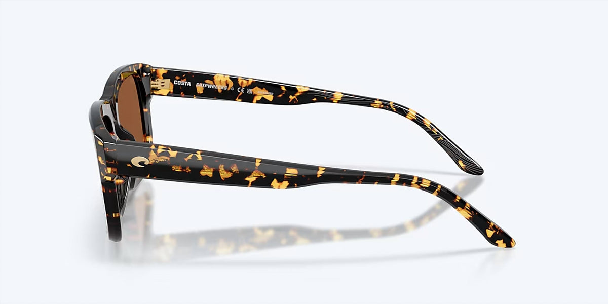 Unisex Shipwrecks Polarized Sunglasses In Tort/copper