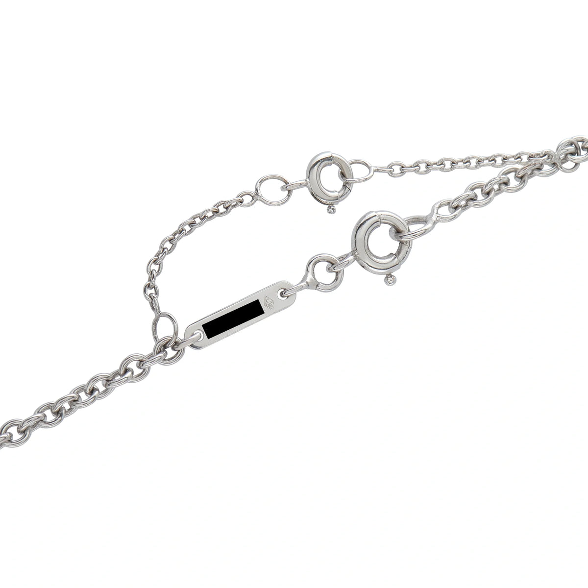 Cartier Vintage Eagle Head 18K White Gold 1.17ct Diamond, Emerald, and Turquoise Pendant Necklace CA02-100626