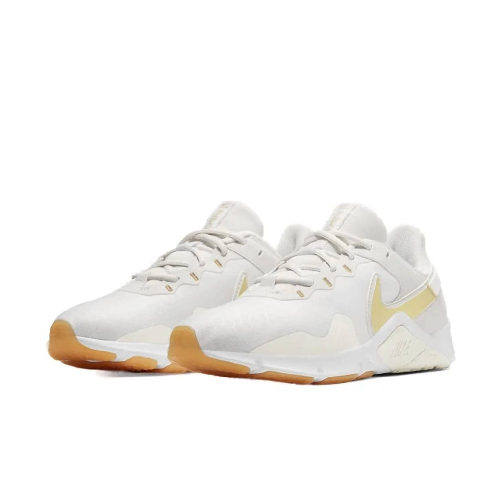 Women's Legend Essential 2 Sneakers In White/golden