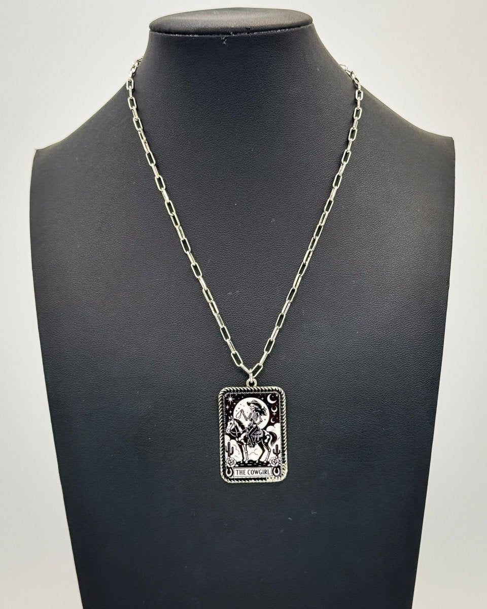 Deadwood Cowgirl Fashion Pendant Necklace