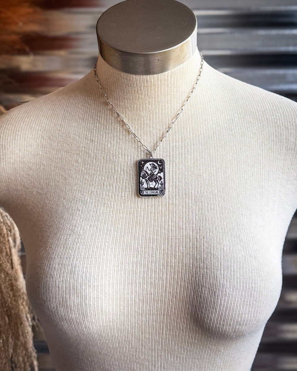 Deadwood Cowgirl Fashion Pendant Necklace