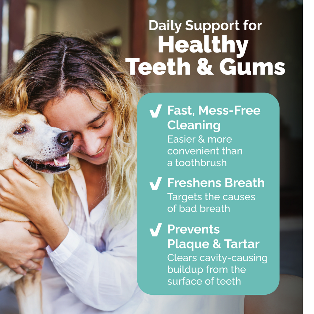 Dentabliss Daily Dental Wipes Finger Mitts for Dogs & Cats (50 ct)