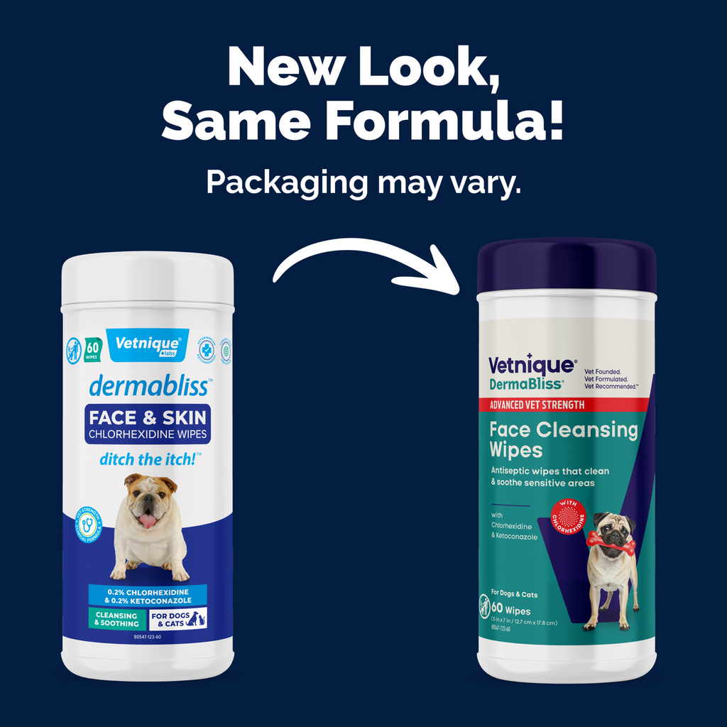 Dermabliss Advanced Vet Strength Face Cleansing Wipes, 60 ct