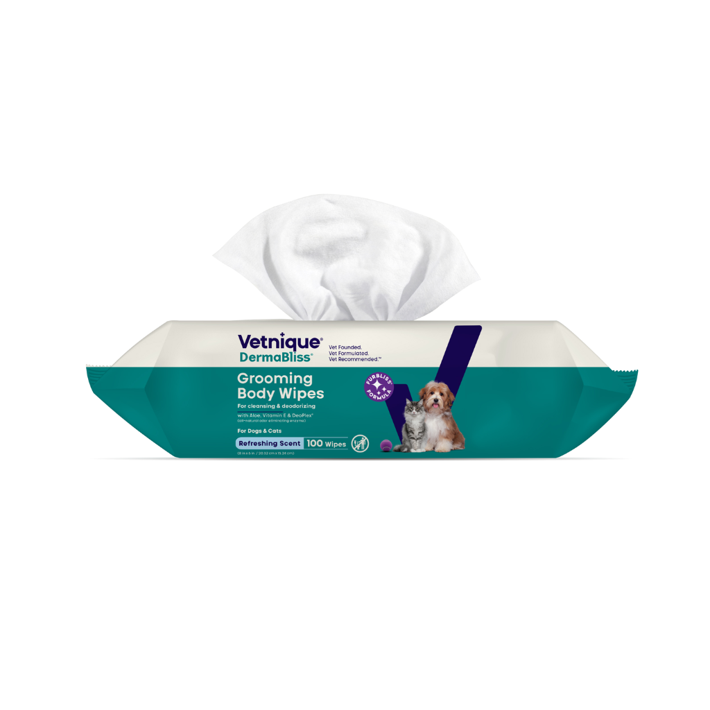 Dermabliss Grooming Wipes for Dogs & Cats (100 Wipes)