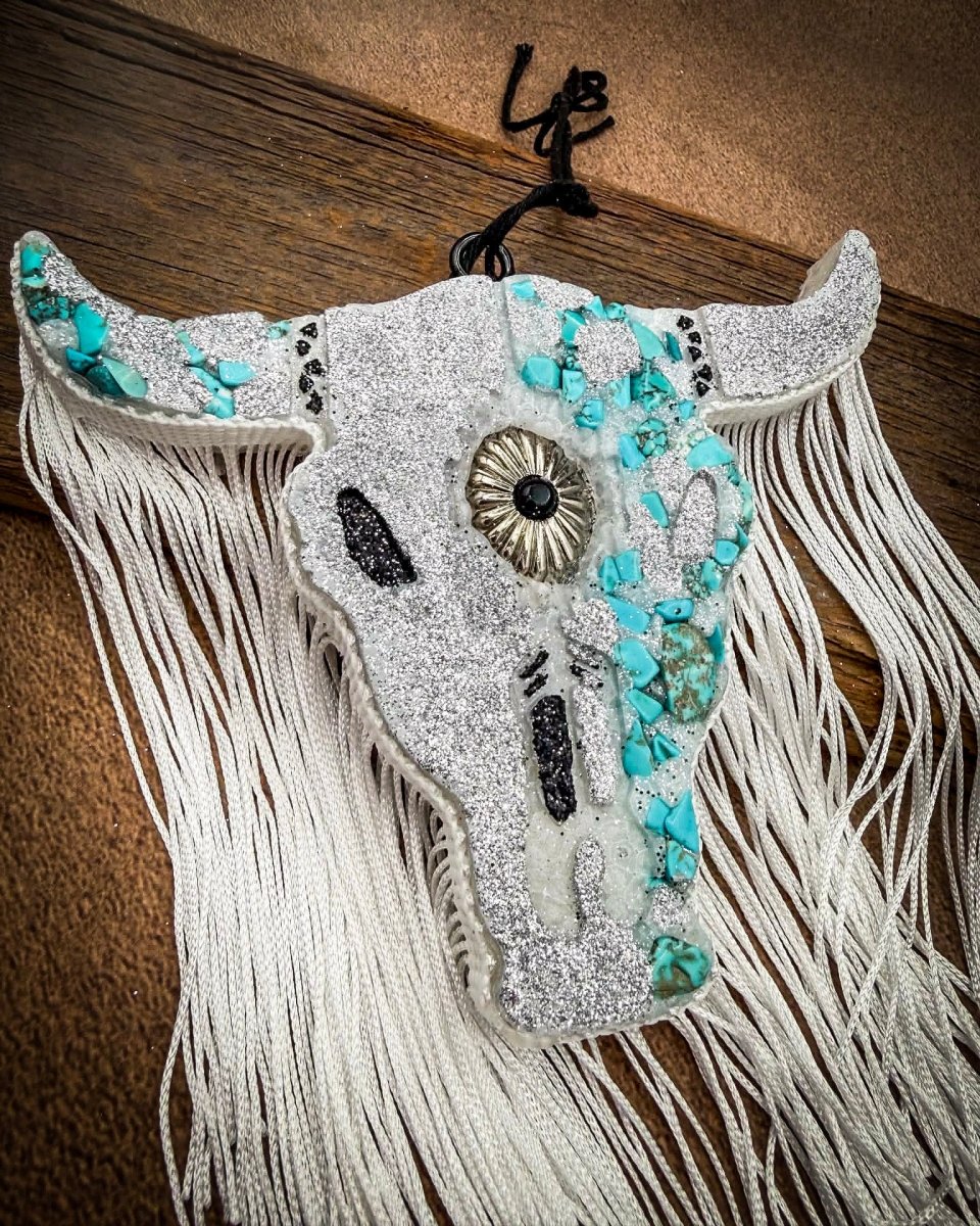 Desert Halo Bull Skull Car Freshie in Sandalwood Vanilla