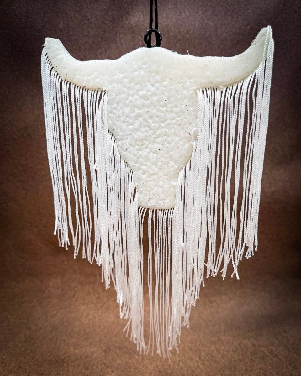Desert Halo Bull Skull Car Freshie in Sandalwood Vanilla