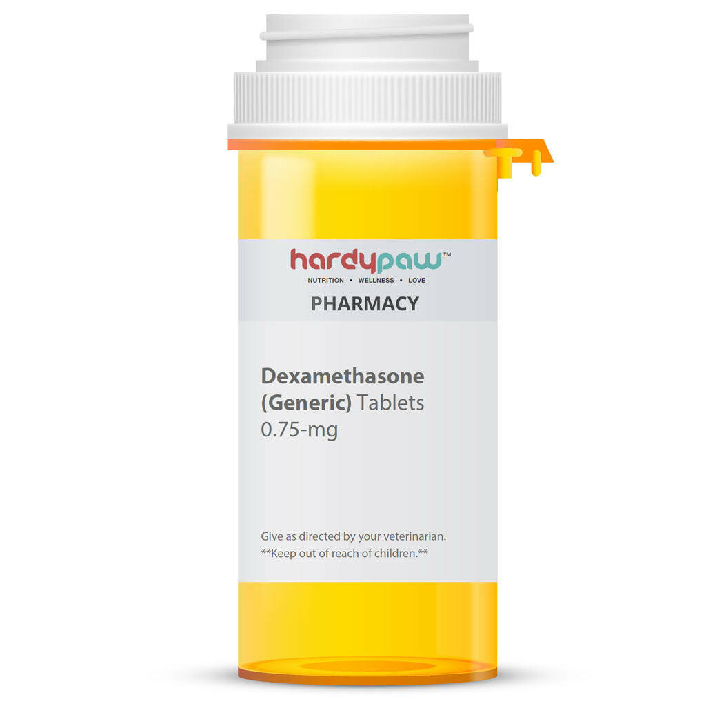 Dexamethasone (Generic) Tablets for Dogs & Cats, 0.75mg