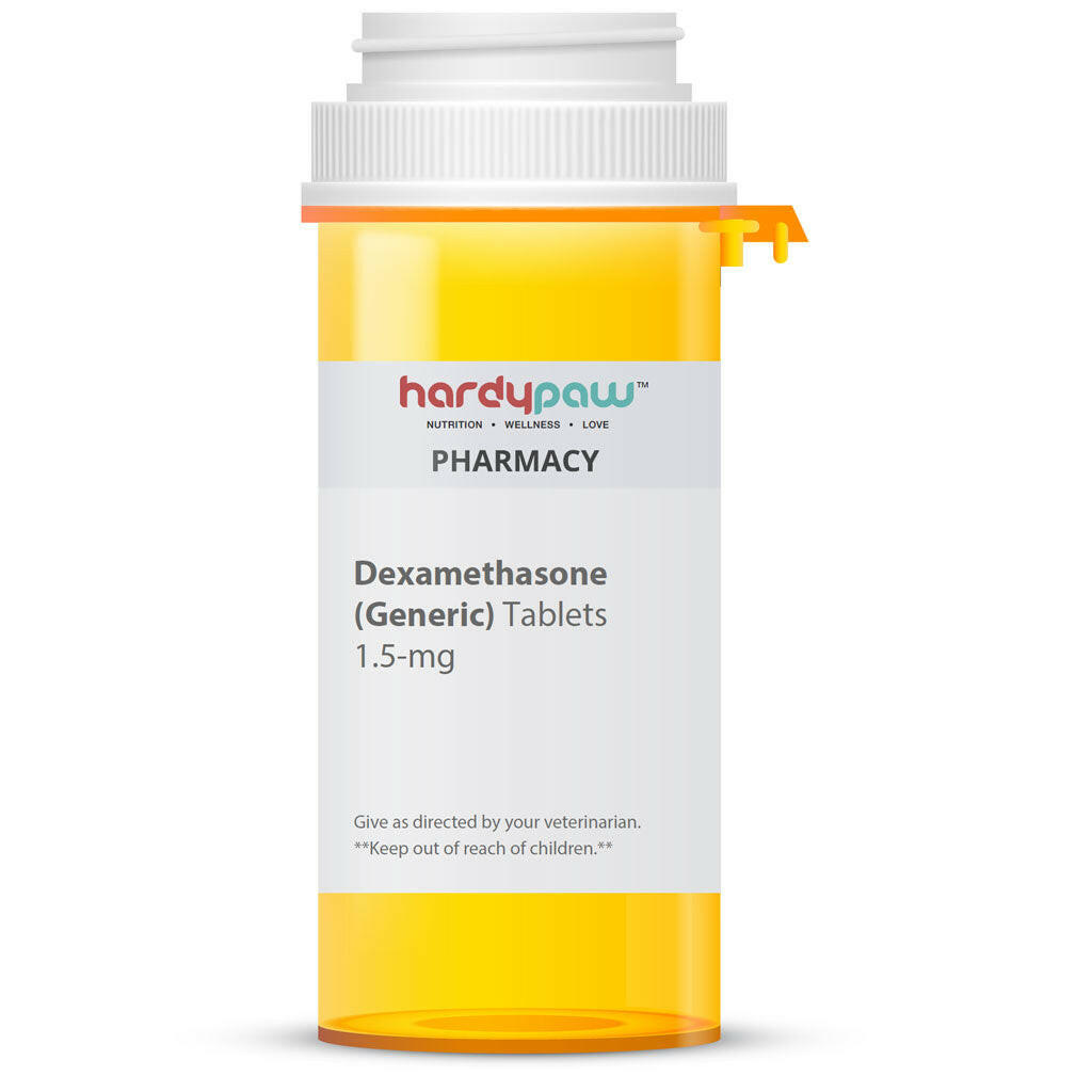 Dexamethasone (Generic) Tablets for Dogs & Cats, 1.5mg