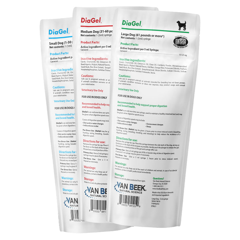 DiaGel Anti-Diarrheal Gel for Large Dogs (5 ml)