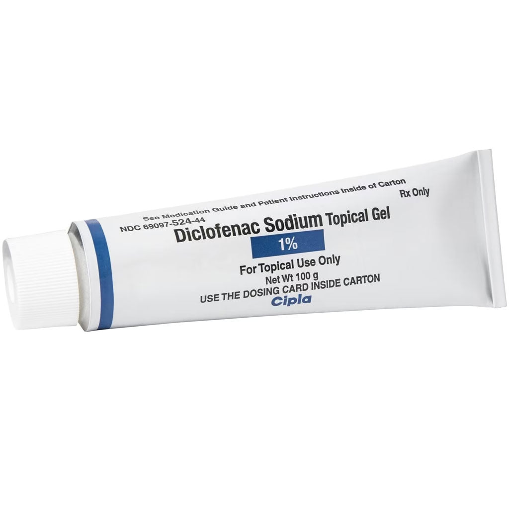 Diclofenac (Generic) Sodium Topical Gel 1% , 100-gm
