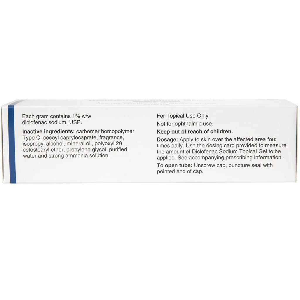 Diclofenac (Generic) Sodium Topical Gel 1% , 100-gm