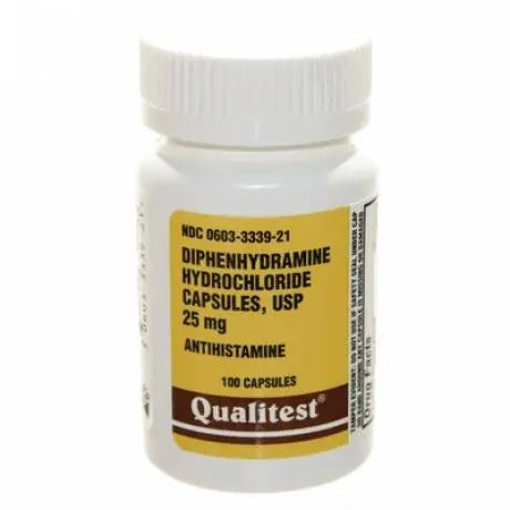 Diphenhydramine HCI Capsules (Manufacturer may vary