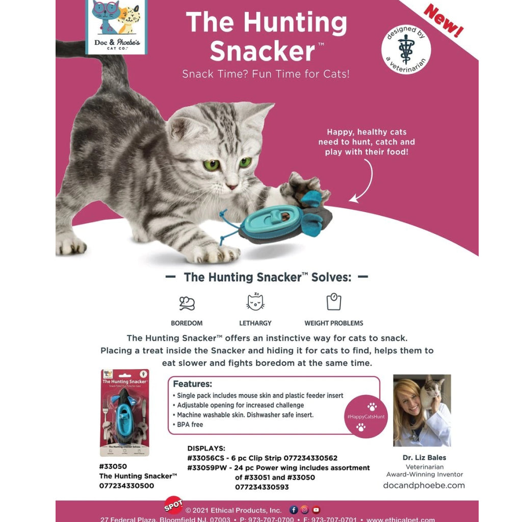 Doc & Phoebe The Hunting Snacker Feeder Toy For Cats (1 ct)