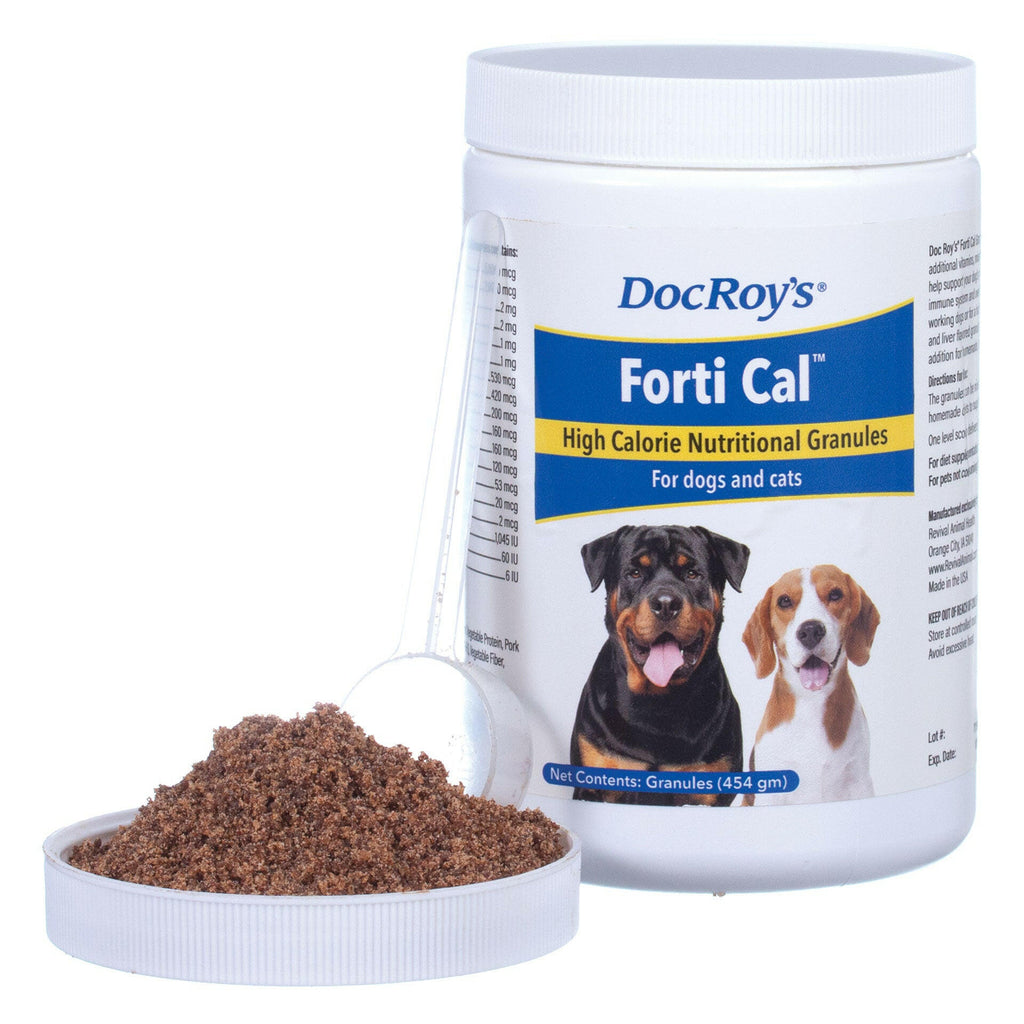 Doc Roy's Forti Cal For Dogs & Cats, 454 gm Granules