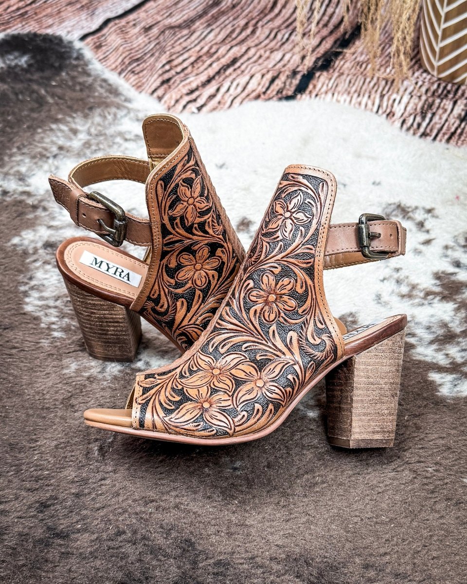 Dodge Town Heel Shoes by Myra Bag