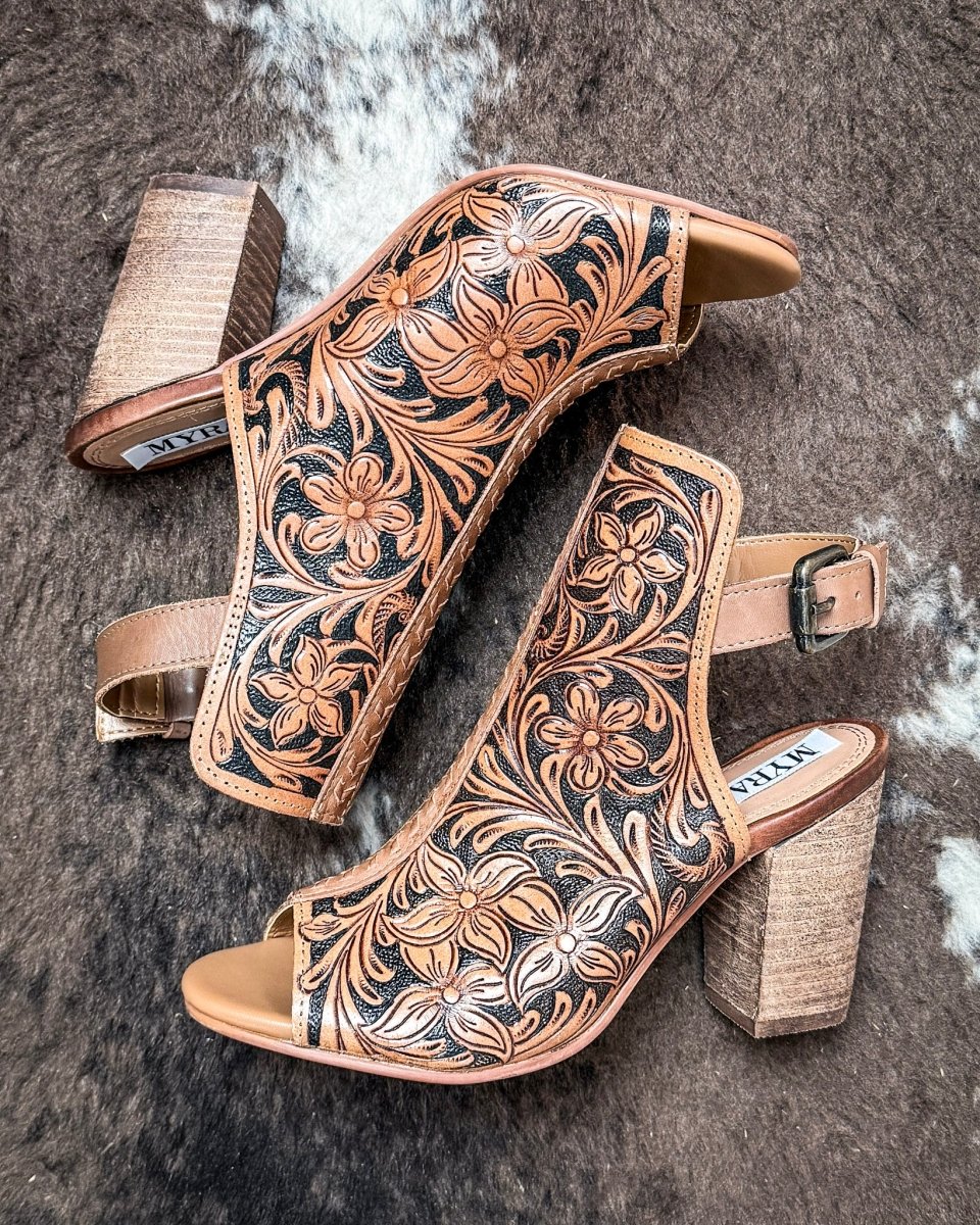Dodge Town Heel Shoes by Myra Bag