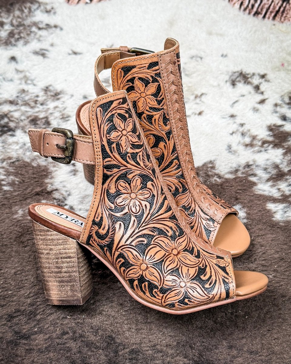 Dodge Town Heel Shoes by Myra Bag