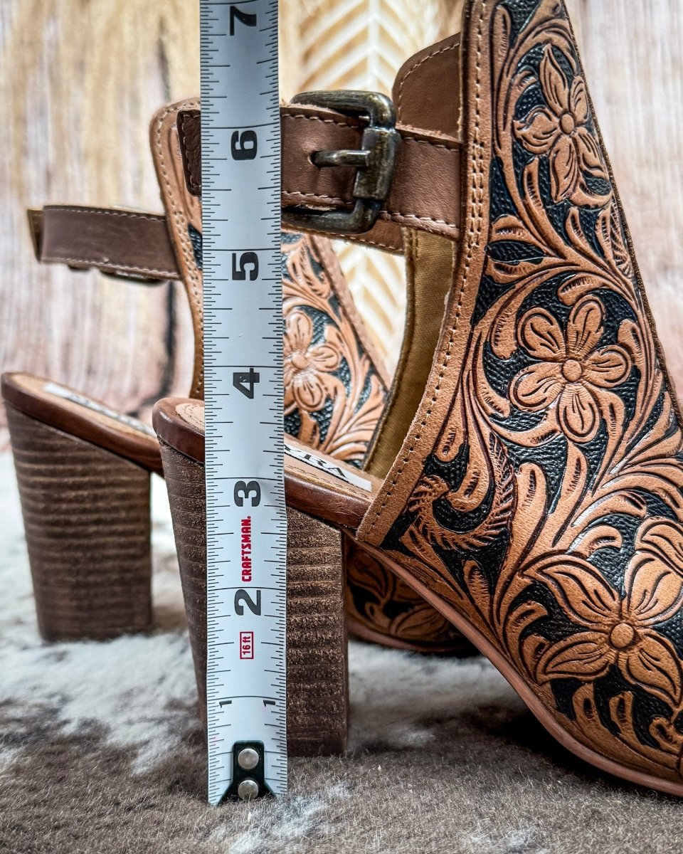Dodge Town Heel Shoes by Myra Bag