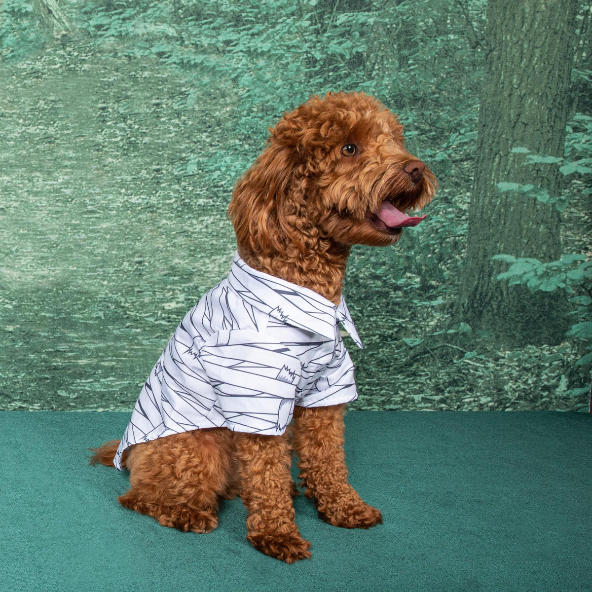 Doggie Design Halloween Camp Shirts Mummy for Dogs & Cats