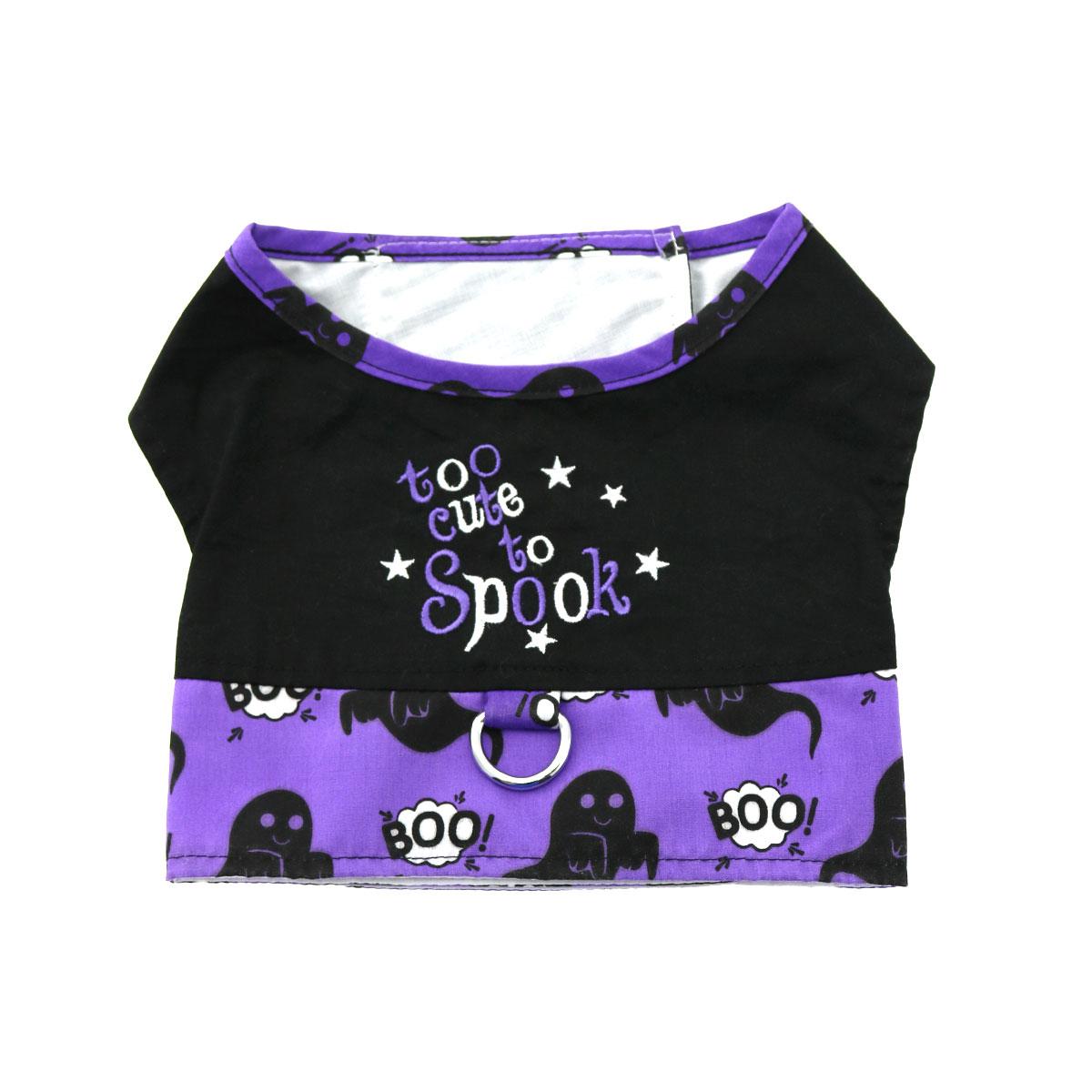 Doggie Design Halloween Dress Harness Too Cute to Spook for Dogs & Cats
