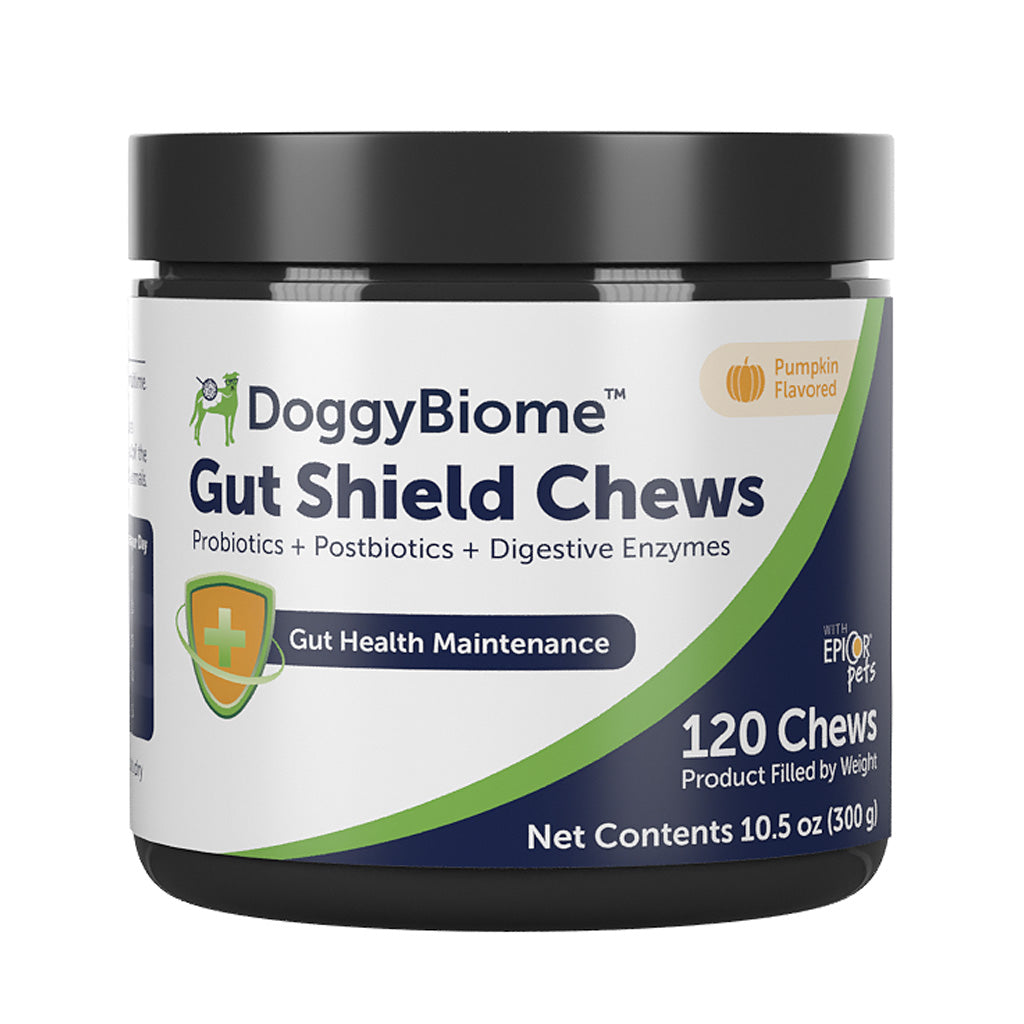 Doggy Biome Gut Shield Chews for Dogs, 120 count