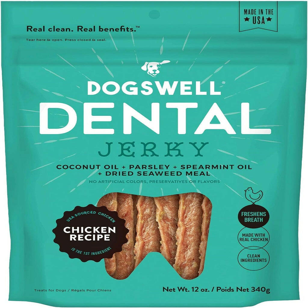 Dogswell Dental Chicken Recipe Jerky Treats For Dogs