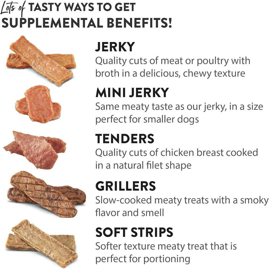 Dogswell Hip & Joint Jerky Minis Grain-Free Chicken Breast for Dogs 4 oz