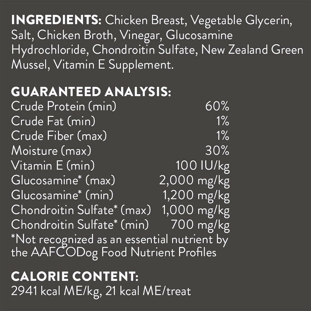 Dogswell Hip & Joint Jerky Minis Grain-Free Chicken Breast for Dogs 4 oz