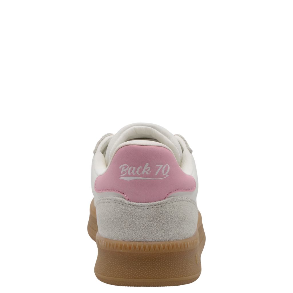 DOUBLE in COW WHITE PINK Sneakers