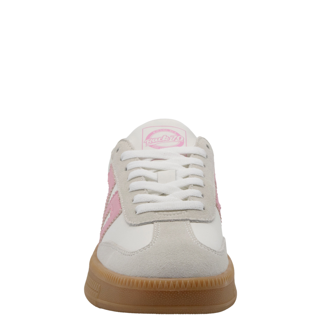 DOUBLE in COW WHITE PINK Sneakers