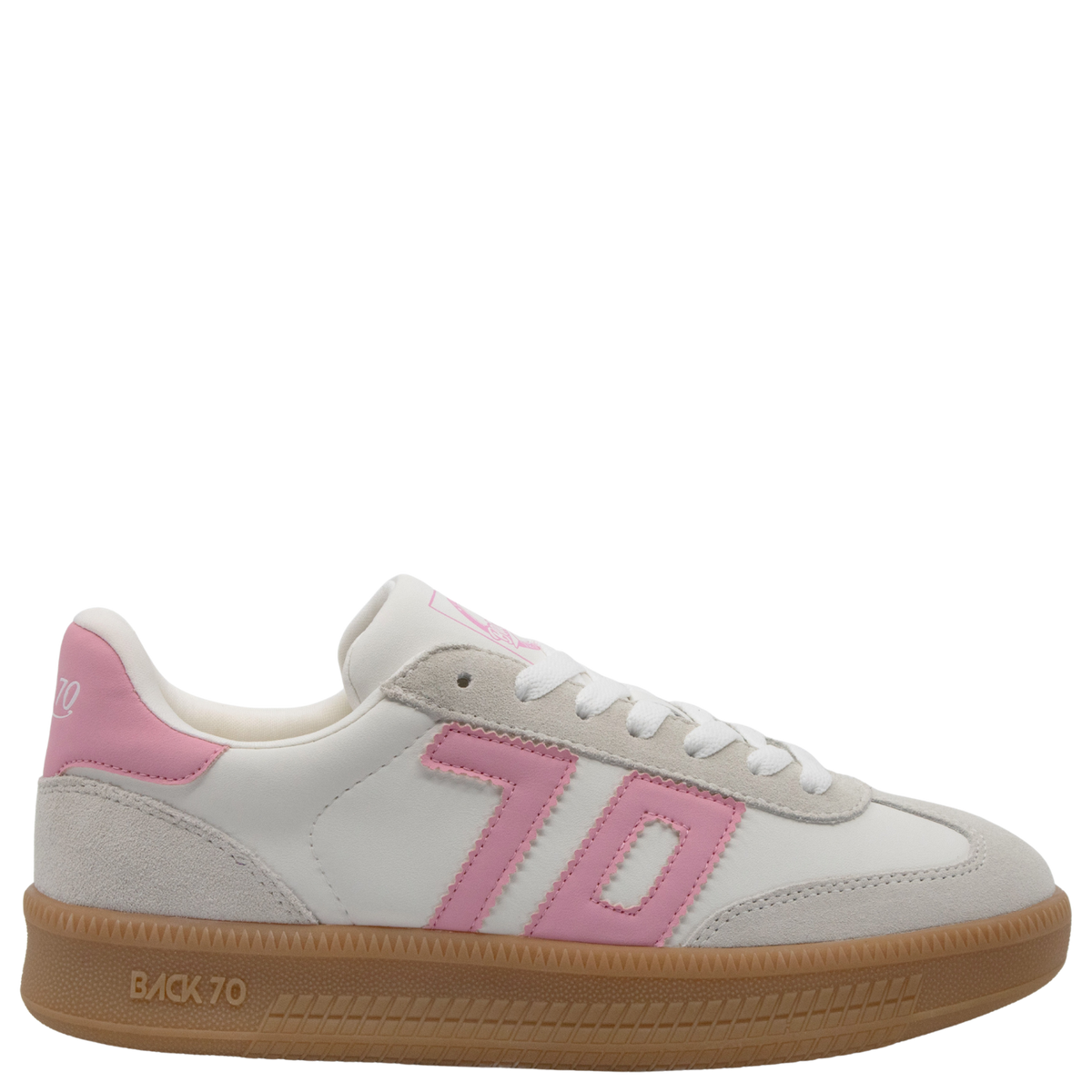 DOUBLE in COW WHITE PINK Sneakers