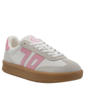 DOUBLE in COW WHITE PINK Sneakers