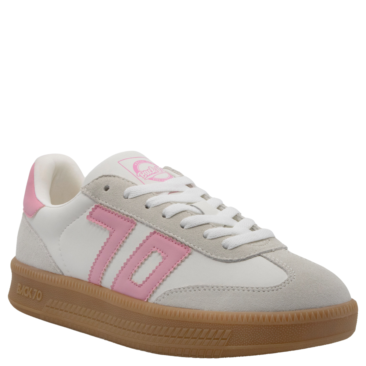 DOUBLE in COW WHITE PINK Sneakers