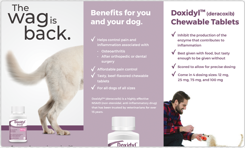 Doxidyl (deracoxib) 75mg Chewable Tablets