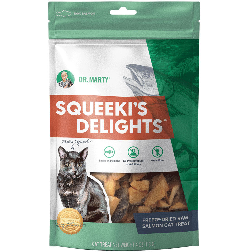Dr. Marty Freeze Dried Raw Cat Treat Bundle - Chicken Liver, Chicken Breast and Salmon