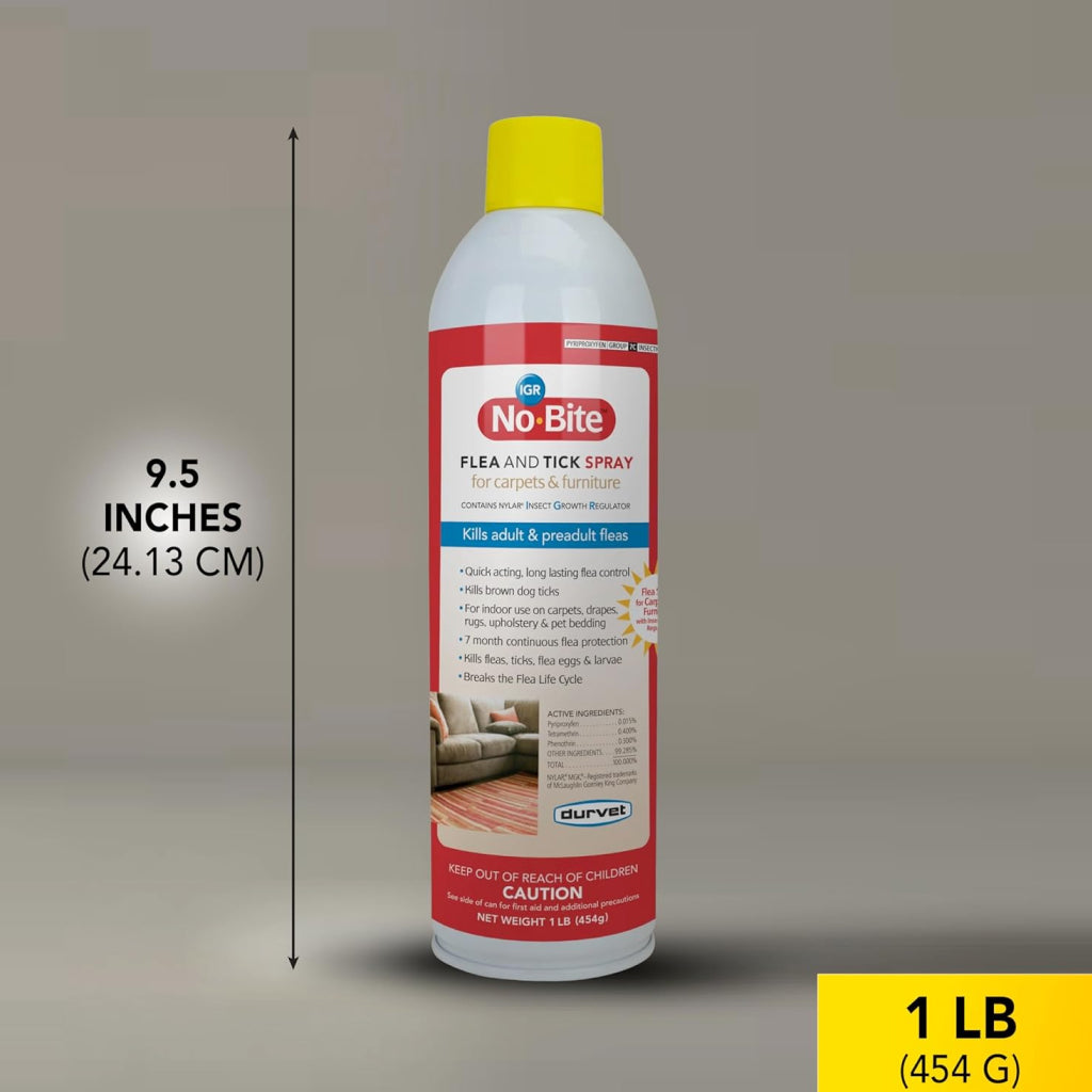 Durvet No-Bite IGR Flea & Tick Mist for Dogs & Cats