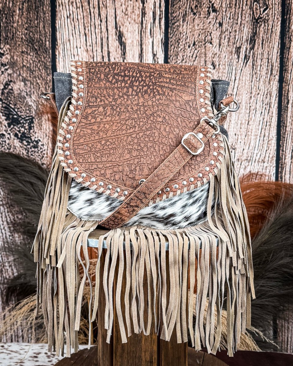 Dusty Lariat Concealed Carry Bag in Saddle Brown by Myra Bag