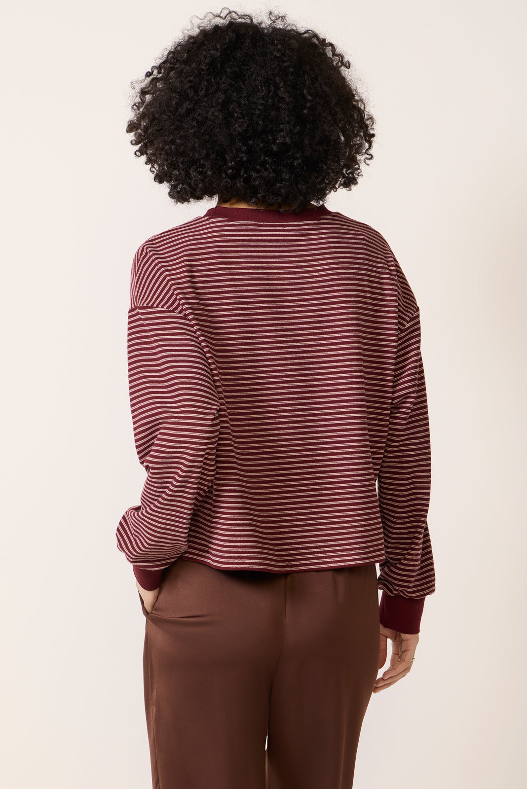 Women's Kaylin Cozy Stripe T-Shirt