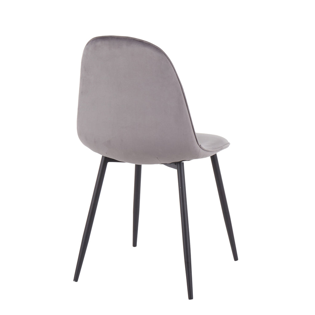 Contemporary Accent Seating Pair with Cushioned Seats  - Set of 2