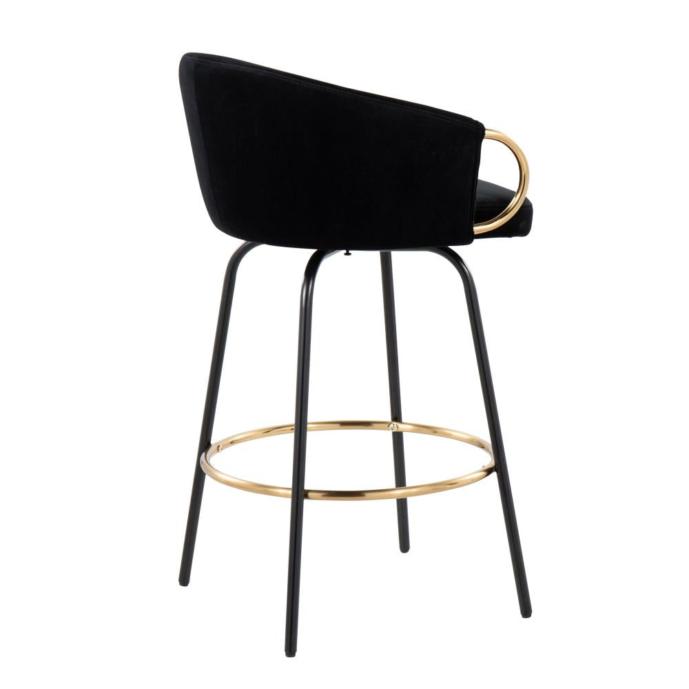 Stylish Velvet Counter Stools